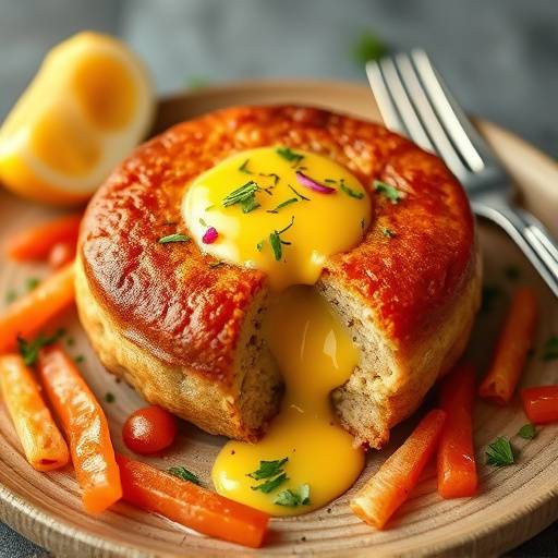 A beautifully baked Bobotie dish, showcasing the golden-brown egg topping.